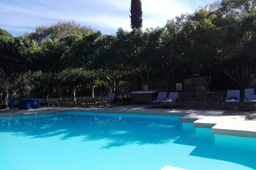 فندق وسبا ومركز مؤتمرات إكستابان دي لا سال ماريوت المظهر الخارجي الصورة The swimming pool at the hotel